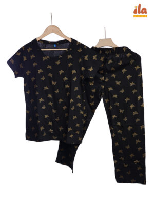 GOLDEN BUTTERFLY BLACK | CO-ORD