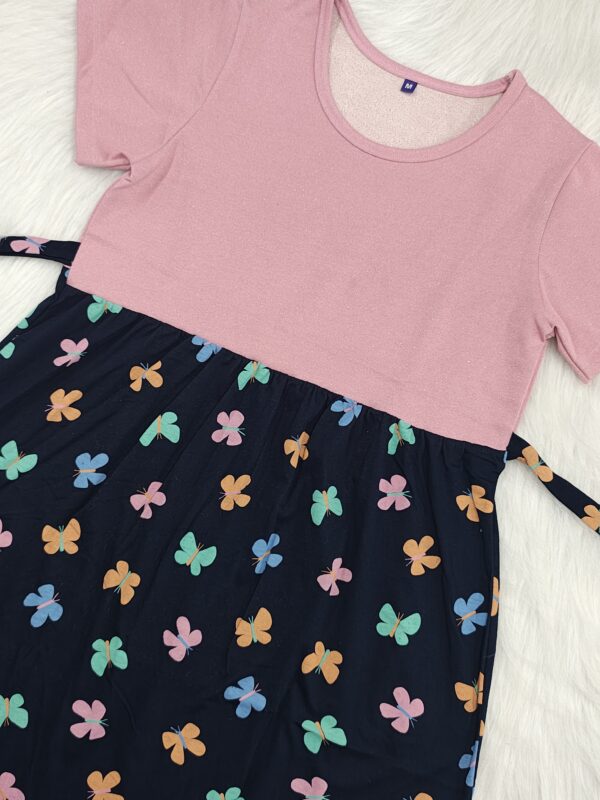 ROSY & NAVY BUTTERFLY | CASUAL