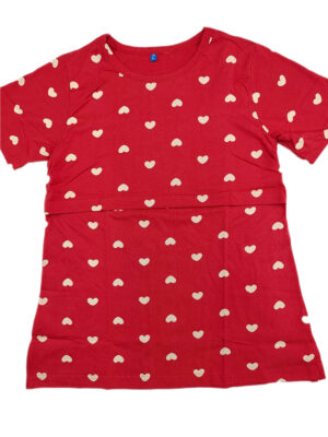 RED WHITE HEART | FEEDING TEES