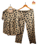 SANDAL BLACK ROSE | PEPLUM