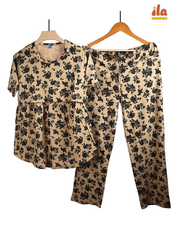 SANDAL BLACK ROSE | PEPLUM