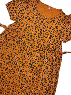 BRIGHT ORANGE CHEETAH | PUFF