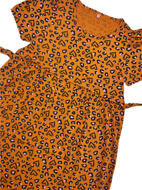 BRIGHT ORANGE CHEETAH | PUFF
