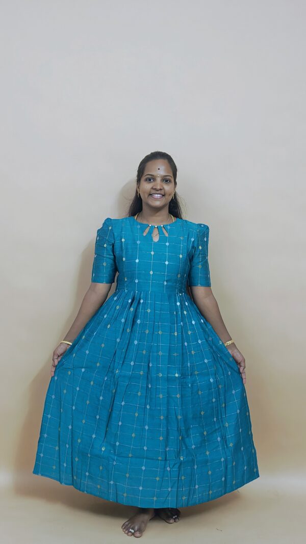 TEAL CHECKS | ZIPPER