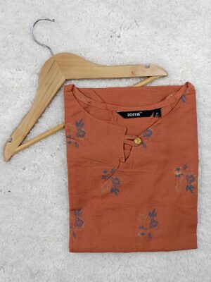 SOFT PEACH BLOSSOM | KURTI