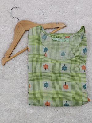 MINTY CHECKS | KURTI
