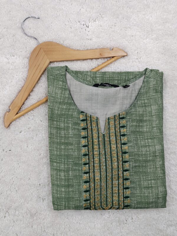 GREEN RUSTIC LINE | KURTI