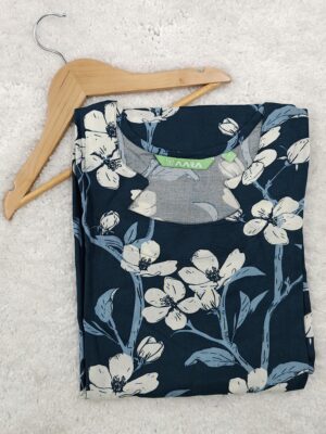 NAVY BLOSSOM | KURTI