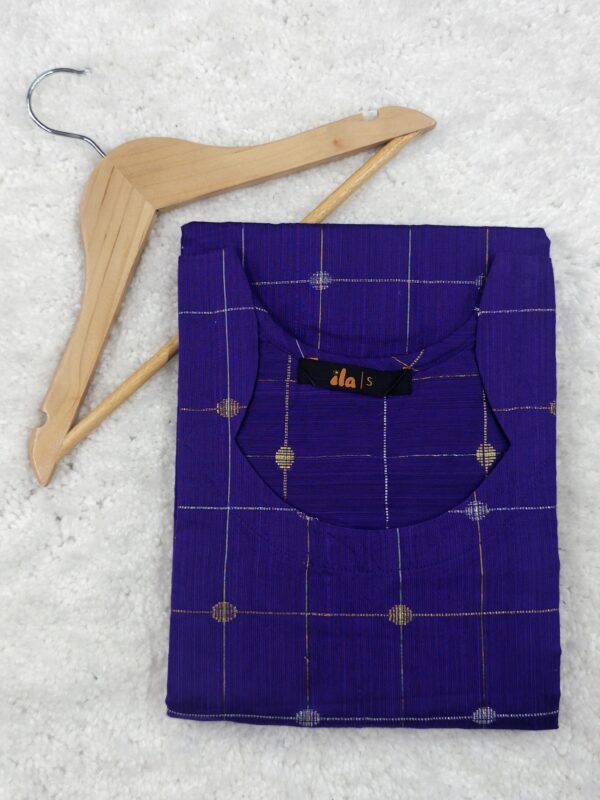 PURPLE CHECKED | KURTI