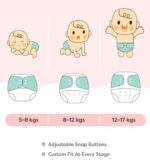 COTTON DAIPER | SNAP BUTTON