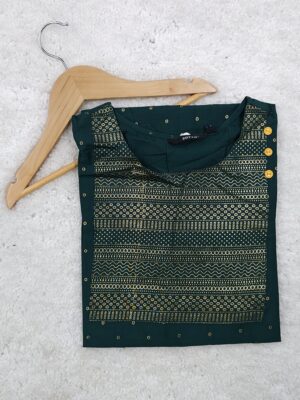 GREEN POLKA | KURTI