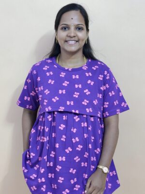 PURPLE PINK BOW | PEPLUM