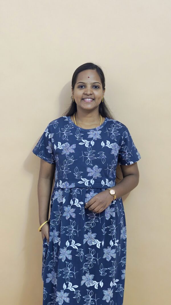 NAVY OUTLINE FLORAL | NORMAL